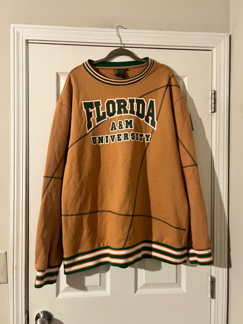 AACA Florida A&M University crewneck sweatshirt "Frankenstein" stitch size 3X